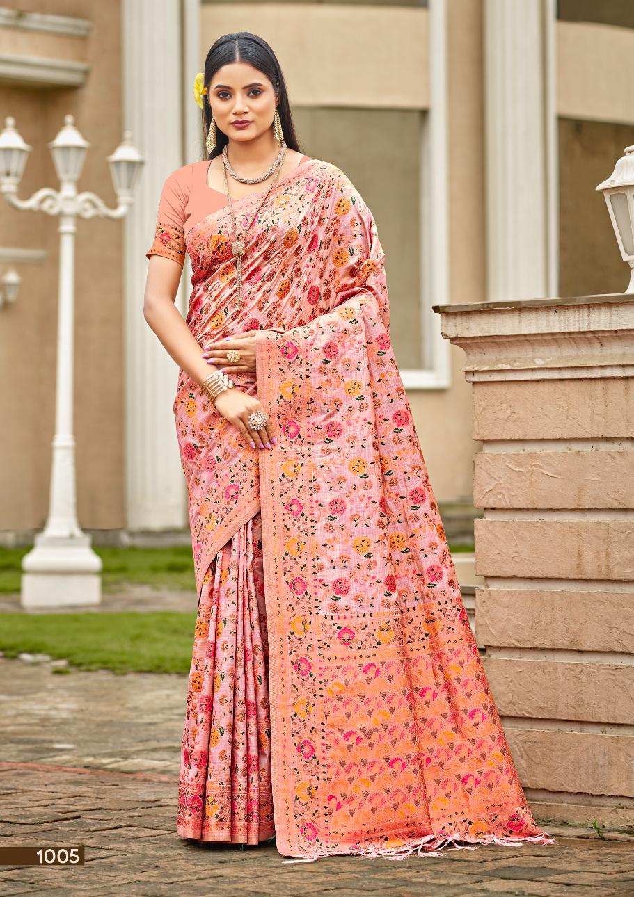 Crystal Silk By Bunawat Designer Banarasi Silk Sarees Wholesale Price In Surat
